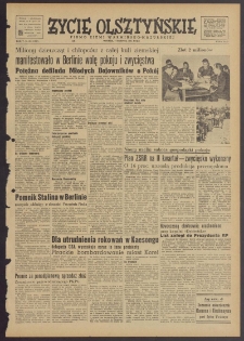 Życie Olsztyńskie : pismo ziemi warmińsko-mazurskiej, 1951, nr 212