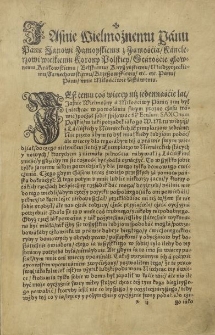 Specvlum Saxonvm Albo Prawo Saskie y Maydeburskie : porządkiem obiecadła z Lacińskich y Niemieckich exemplarzow zebrane, a na Polski ięzyk z pilnościa y wiernie przełożone