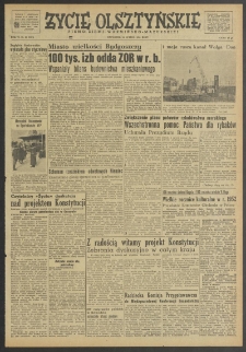 Życie Olsztyńskie : pismo ziemi warmińsko-mazurskiej, 1952, nr 39