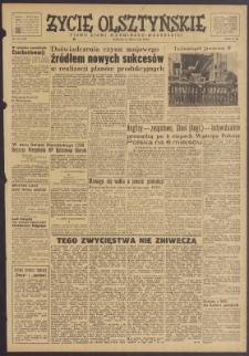 Życie Olsztyńskie : pismo ziemi warmińsko-mazurskiej, 1952, nr 112
