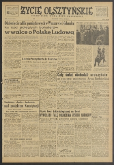 Życie Olsztyńskie : pismo ziemi warmińsko-mazurskiej, 1952, nr 49