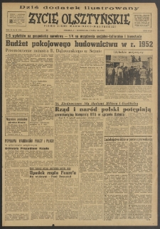 Życie Olsztyńskie : pismo ziemi warmińsko-mazurskiej, 1952, nr 54