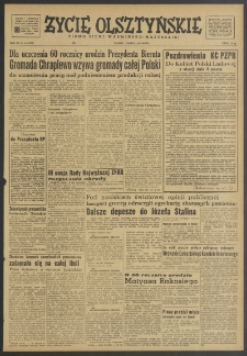 Życie Olsztyńskie : pismo ziemi warmińsko-mazurskiej, 1952, nr 58