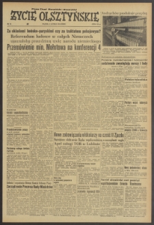 Życie Olsztyńskie : pismo ziemi warmińsko-mazurskiej, 1954, nr 31