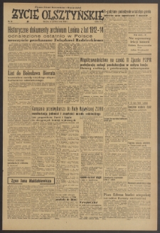 Życie Olsztyńskie : pismo ziemi warmińsko-mazurskiej, 1954, nr 35