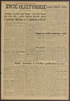 Życie Olsztyńskie : pismo ziemi warmińsko-mazurskiej, 1954, nr 41