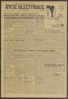 Życie Olsztyńskie : pismo ziemi warmińsko-mazurskiej, 1954, nr 43