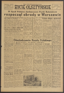 Życie Olsztyńskie : pismo ziemi warmińsko-mazurskiej, 1954, nr 60