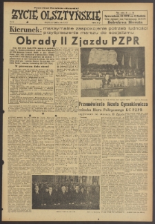 Życie Olsztyńskie : pismo ziemi warmińsko-mazurskiej, 1954, nr 61