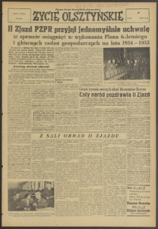 Życie Olsztyńskie : pismo ziemi warmińsko-mazurskiej, 1954, nr 65