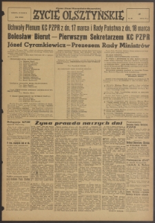 Życie Olsztyńskie : pismo ziemi warmińsko-mazurskiej, 1954, nr 68