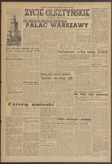 Życie Olsztyńskie : pismo ziemi warmińsko-mazurskiej, 1954, nr 82