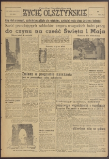 Życie Olsztyńskie : pismo ziemi warmińsko-mazurskiej, 1954, nr 84