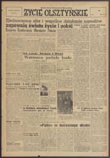 Życie Olsztyńskie : pismo ziemi warmińsko-mazurskiej, 1954, nr 85