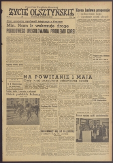 Życie Olsztyńskie : pismo ziemi warmińsko-mazurskiej, 1954, nr 101