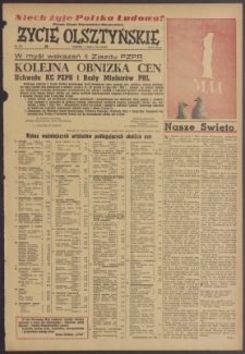 Życie Olsztyńskie : pismo ziemi warmińsko-mazurskiej, 1954, nr 103