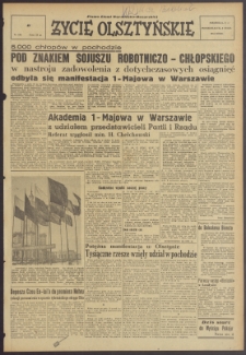 Życie Olsztyńskie : pismo ziemi warmińsko-mazurskiej, 1954, nr 104