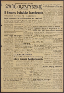 Życie Olsztyńskie : pismo ziemi warmińsko-mazurskiej, 1954, nr 107