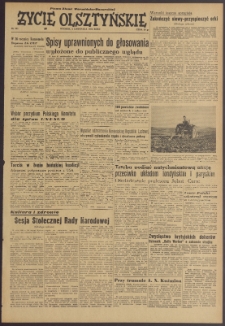 Życie Olsztyńskie : pismo ziemi warmińsko-mazurskiej, 1954, nr 261