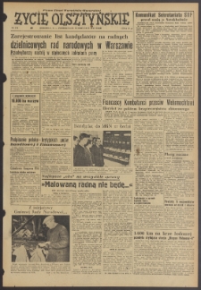 Życie Olsztyńskie : pismo ziemi warmińsko-mazurskiej, 1954, nr 272