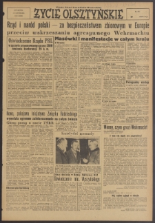 Życie Olsztyńskie : pismo ziemi warmińsko-mazurskiej, 1954, nr 275