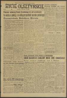 Życie Olsztyńskie : pismo ziemi warmińsko-mazurskiej, 1954, nr 279