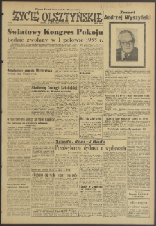 Życie Olsztyńskie : pismo ziemi warmińsko-mazurskiej, 1954, nr 280