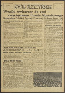 Życie Olsztyńskie : pismo ziemi warmińsko-mazurskiej, 1954, nr 293