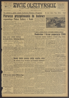 Życie Olsztyńskie : pismo ziemi warmińsko-mazurskiej, 1952, nr 86