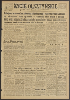 Życie Olsztyńskie : pismo ziemi warmińsko-mazurskiej, 1952, nr 129
