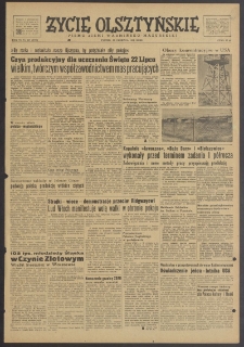 Życie Olsztyńskie : pismo ziemi warmińsko-mazurskiej, 1952, nr 147