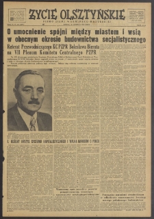 Życie Olsztyńskie : pismo ziemi warmińsko-mazurskiej, 1952, nr 148