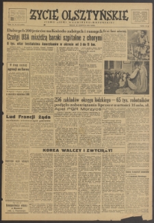 Życie Olsztyńskie : pismo ziemi warmińsko-mazurskiej, 1952, nr 151