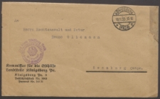 [Koperta kancelarii prawnej w Sensburg]