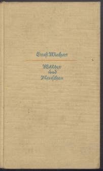 Wälder und Menschen : eine Jugend