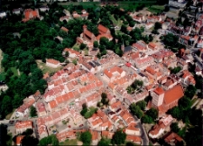 [Stare Miasto w Olsztynie z lotu ptaka. 2]