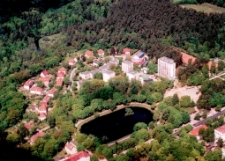 [Park w Jakubowie w Olsztynie z lotu ptaka]