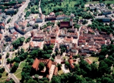 [Stare Miasto w Olsztynie z lotu ptaka. 4]