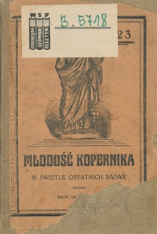 Młodość Kopernika w świetle ostatnich badań