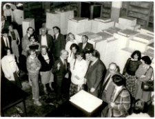 [Zwiedzanie drukarni Olsztyńskich Zakładów Graficznych w ramach obchodów 100-lecia Gazety Olsztyńskiej]