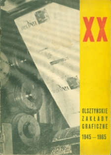 Olsztyńskie Zakłady Graficzne : 1945-1965
