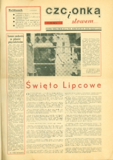 Czcionką i Słowem : jednodniówka samorządu robotniczego Olsztyńskich Zakładów Graficznych im. Seweryna Pieniężnego w Olsztynie, 1972, nr 5