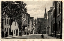 Osterode/Ostpr. - Wasserstrasse mit Kath. Kirche