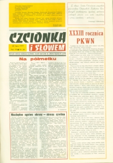 Czcionką i Słowem : kwartalnik samorządu robotniczego Olsztyńskich Zakładów Graficznych im. Seweryna Pieniężnego w Olsztynie, 1977 (R. 7), nr 26