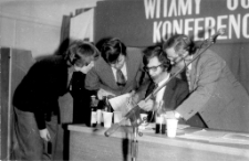 [Konferencja sprawozdawczo-wyborcza rady zakładowej Olsztyńskich Zakład&oacute;w Graficznych. 2]