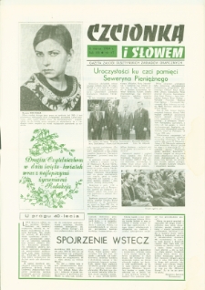 Czcionką i Słowem : gazeta załogi Olsztyńskich Zakładów Graficznych, 1984 (R. 13), nr 47
