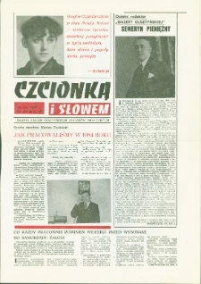 Czcionką i Słowem : gazeta załogi Olsztyńskich Zakładów Graficznych, 1985 (R. 14), nr 49