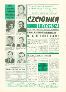 Czcionką i Słowem : gazeta załogi Olsztyńskich Zakładów Graficznych, 1986 (R. 15), nr 55