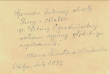 [Kartka z kondolencjami]