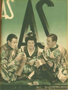 As : ilustrowany magazyn tygodniowy, 1937 (R. 3), nr 34